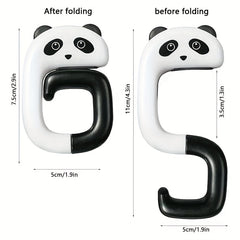 Cute Animal Adhesive Hooks for Coats, Hats, Towels - Set of 4