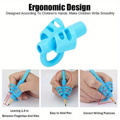 8 Pack Pencil Grips Ergonomic Soft Grip Pencil Holder