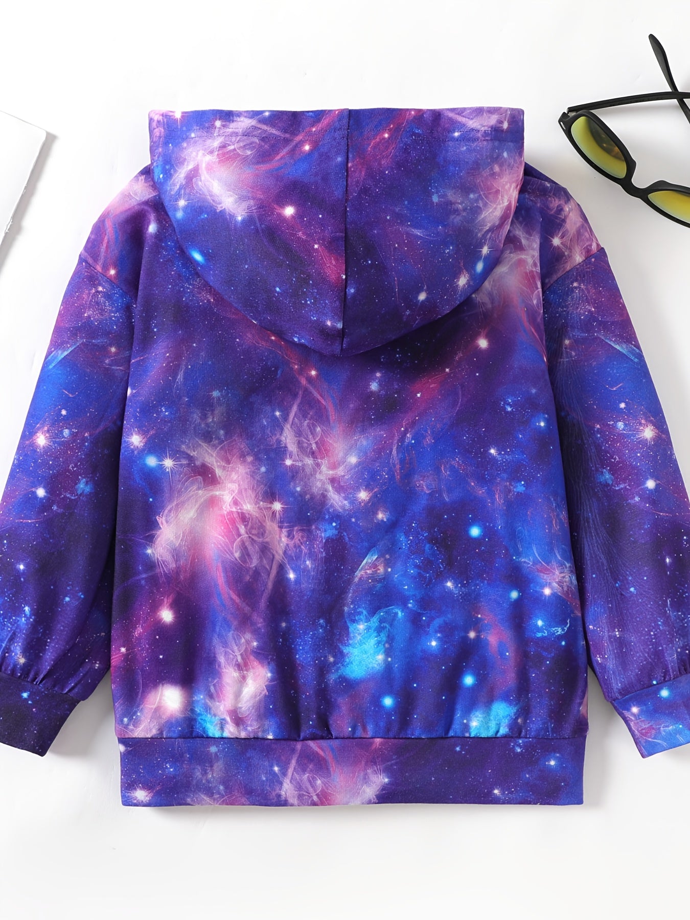 Fox Print Boys Hooded Sweatshirt for Spring Fall