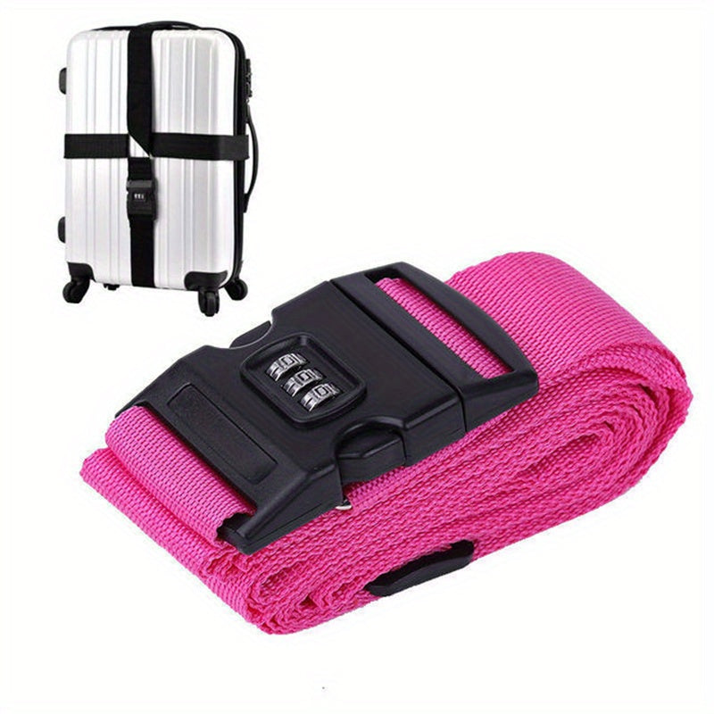 Cross Packing Strap with Password Reinforcement - Travel Luggage Accessory