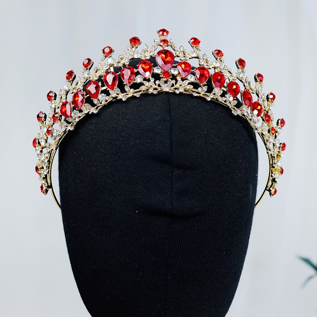 Rhinestone Crown Headband Princess Tiara Wedding Birthday