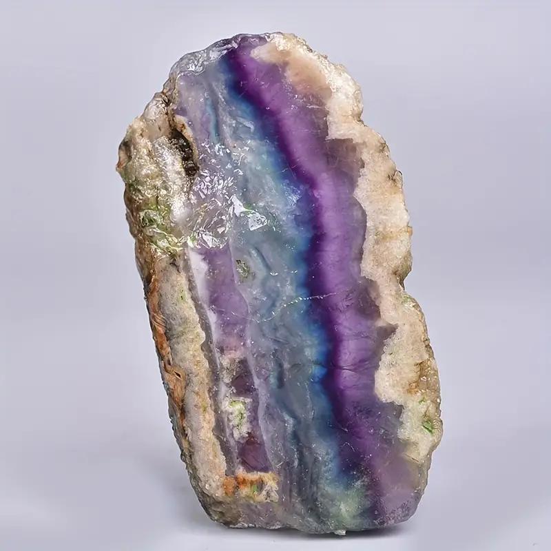 Rainbow Fluorite Slices - Raw Ore Edges - Natural Concepts