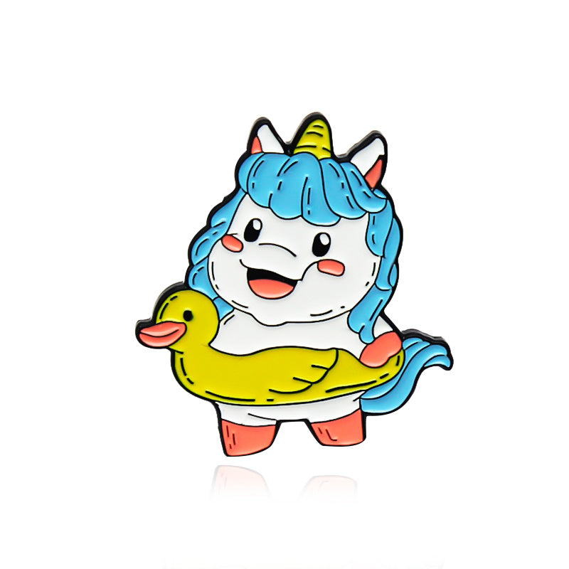 Cartoon Animal Brooches for Kids