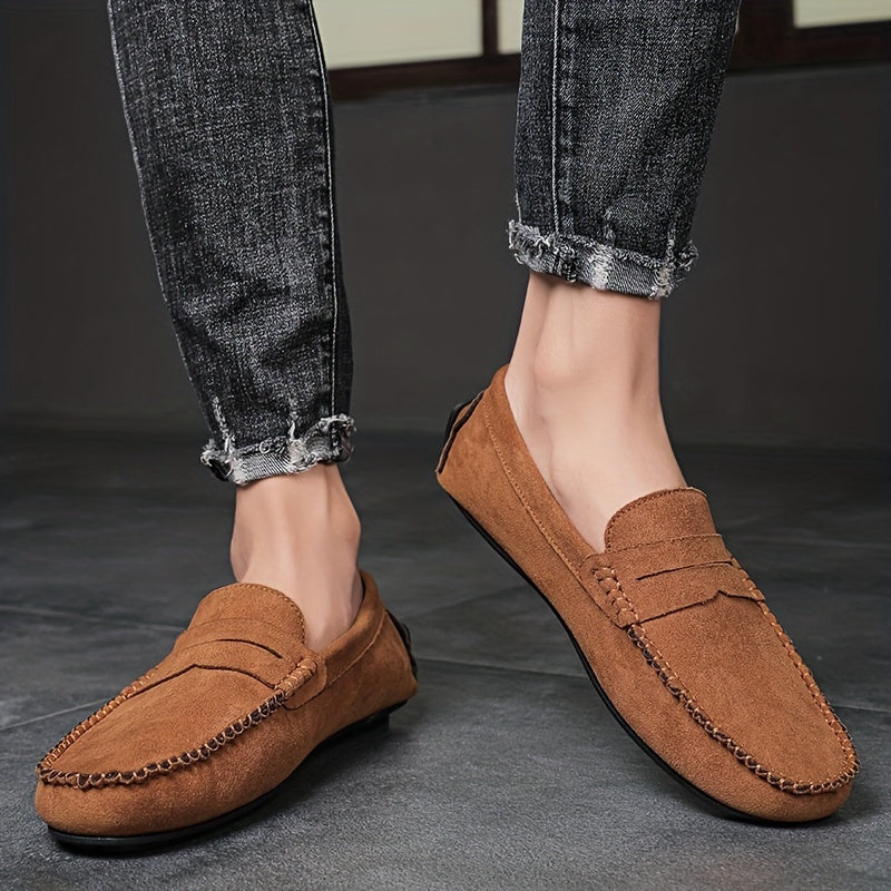 Men's Comfy Loafers Wear-resistant Non-Slip Shoes
