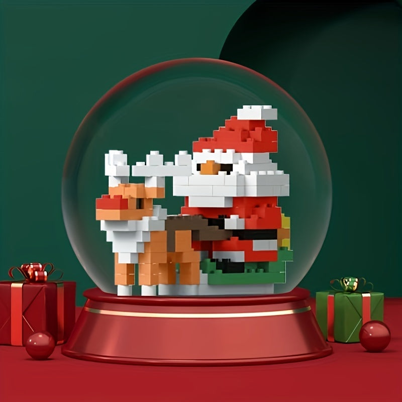 Christmas Building Blocks Collect Snowmen Santa Claus