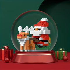 Christmas Building Blocks Collect Snowmen Santa Claus