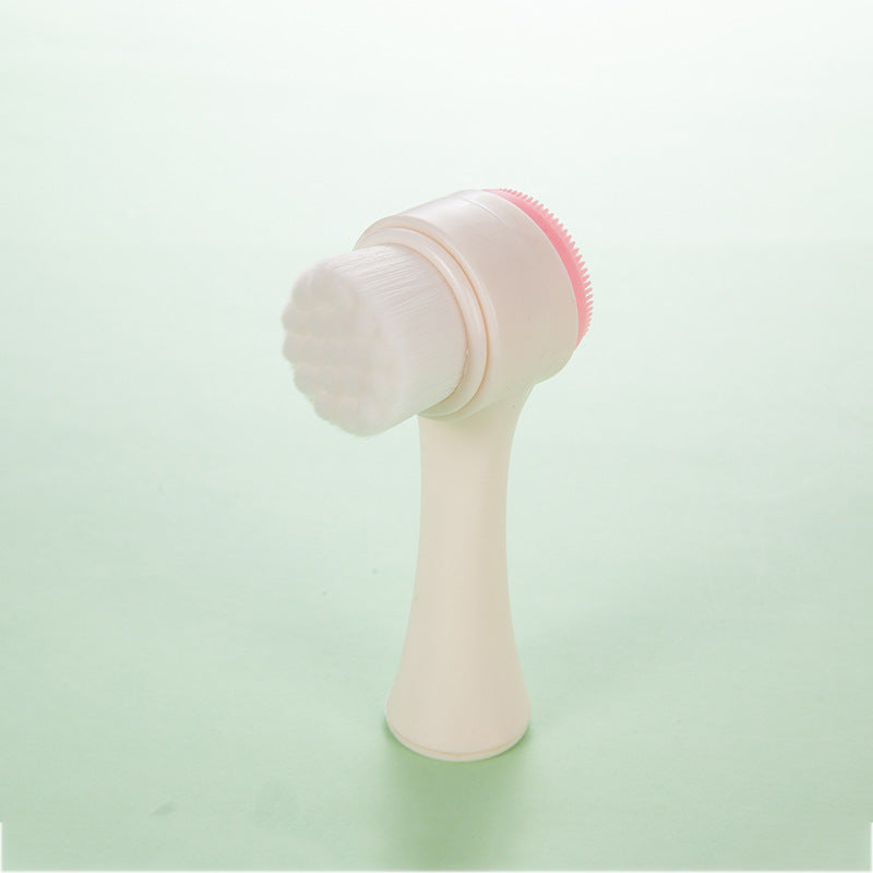 Silicone Soft Hair Face Wash Brush Manual Cleansing Brush