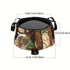 Large Capacity Portable Folding Water Bucket for Camping Fishing Outdoor