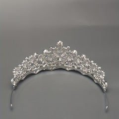 Bridal Tiara Headband Faux Pearl Rhinestone Crown