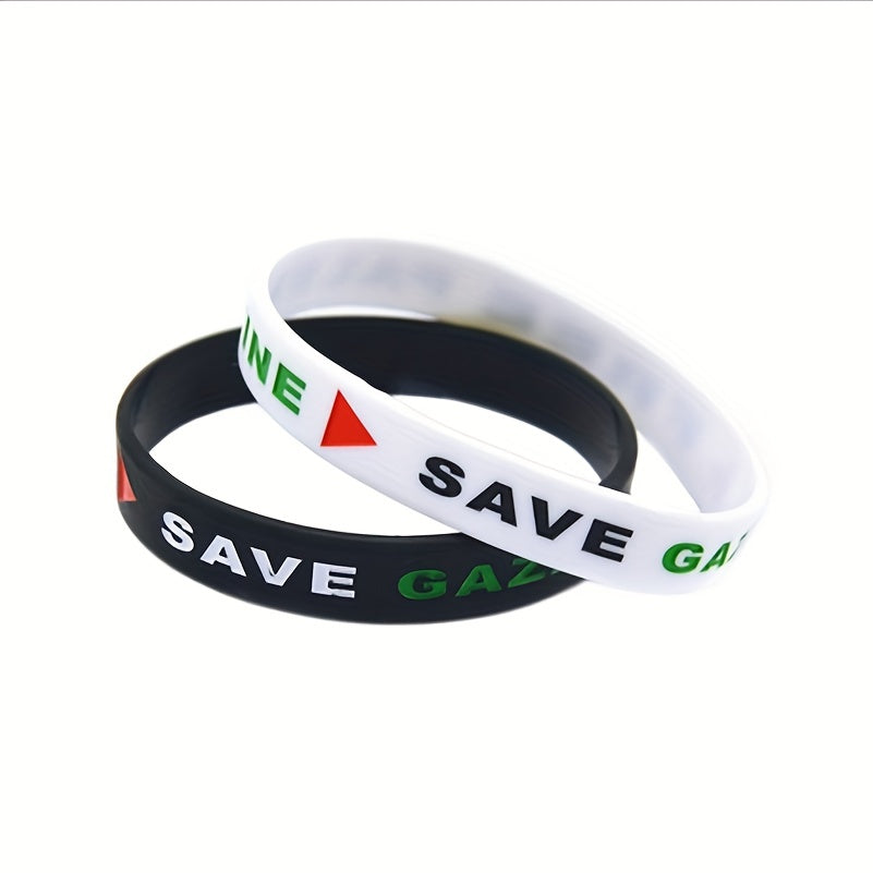 Gaza Flag Silicone Wristband Bracelet Gift