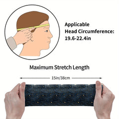 Starry Sky Sports Headband Sweat Wicking Stretchy Polyester - Unisex