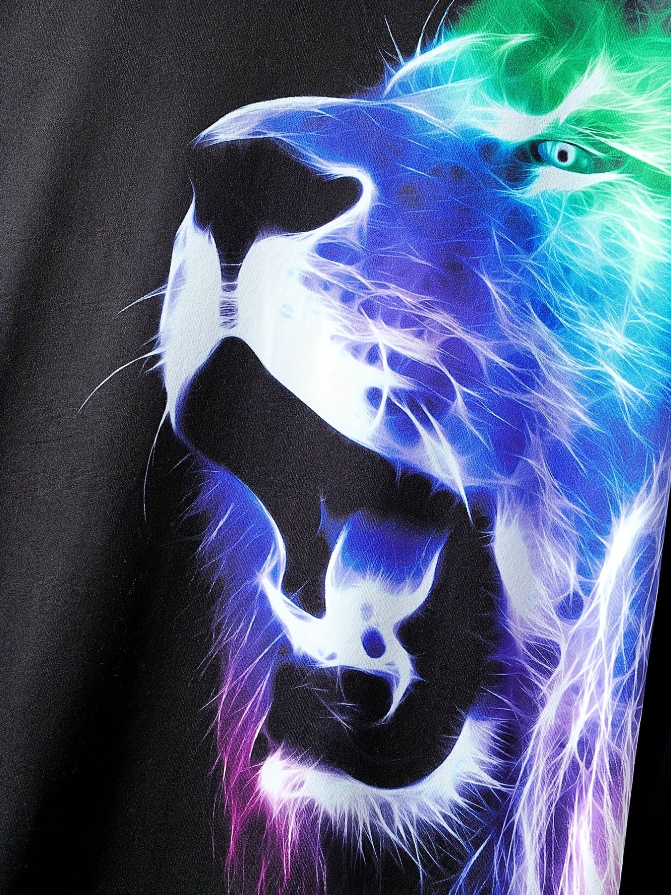 Boys 2pcs T shirt & Shorts Set 3D Lion Print Casual Outfits Kids Clothes