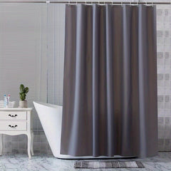 PEVA Solid Shower Curtain Waterproof Bath Curtain 70 86'' X 70 86''