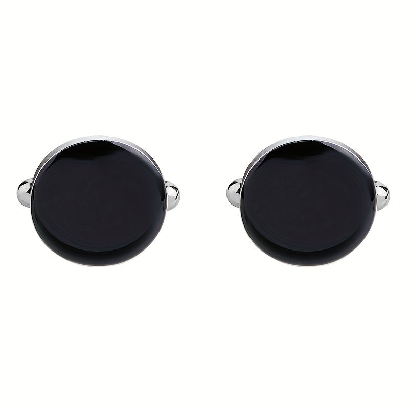 Alloy Dripping Oil Cuff Nails Cufflinks for Men