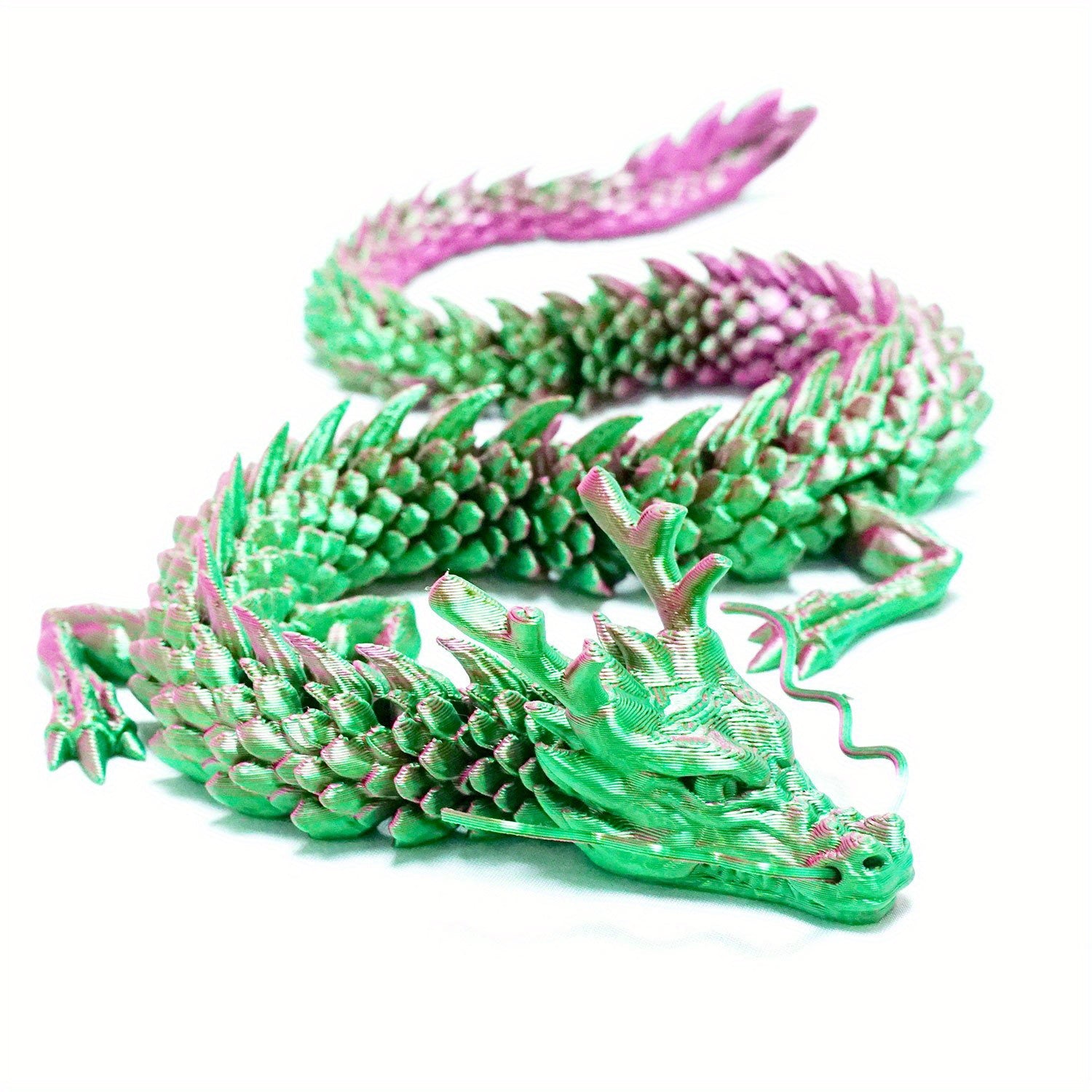 Laser 3D Printed Dragon Articulated Joints Chinese Dragon Model