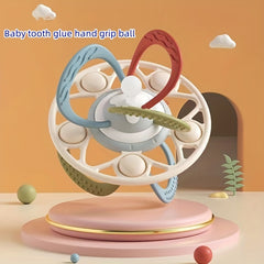 Soft Silicone Hand Grip Ball Grinding Stick Baby Soothing Toy