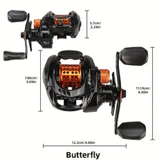 HISTAR 1pc Baitcasting Reel 7.1:1 Gear Ratio Fishing Tackle