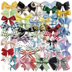 50pcs Colorful Bow Stickers Vinyl Decals Scrapbooking Laptops Water Bottles More