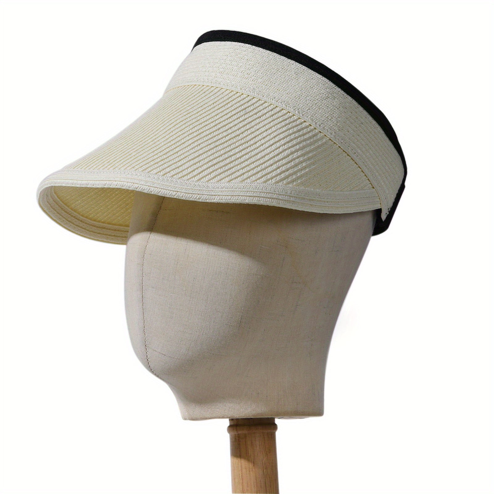 Sun Straw Hats Sun Visor Wide Brim Beach Hat Summer Packa