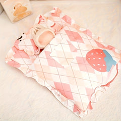 Mini Quilt & Pillow Set for 6-9in Dolls