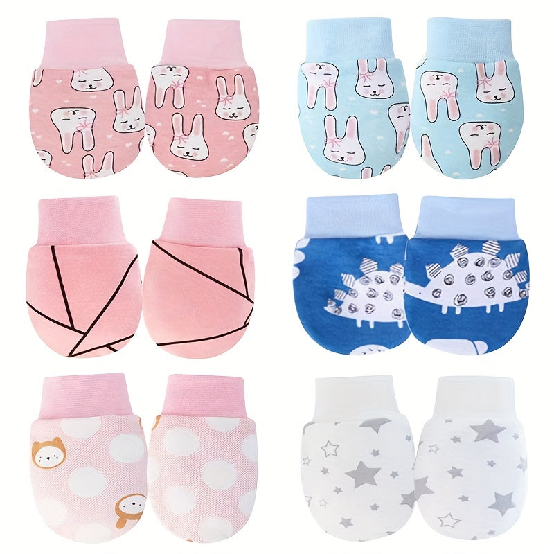 Cute Rabbit Mittens for Baby's Hands 0-6 Months