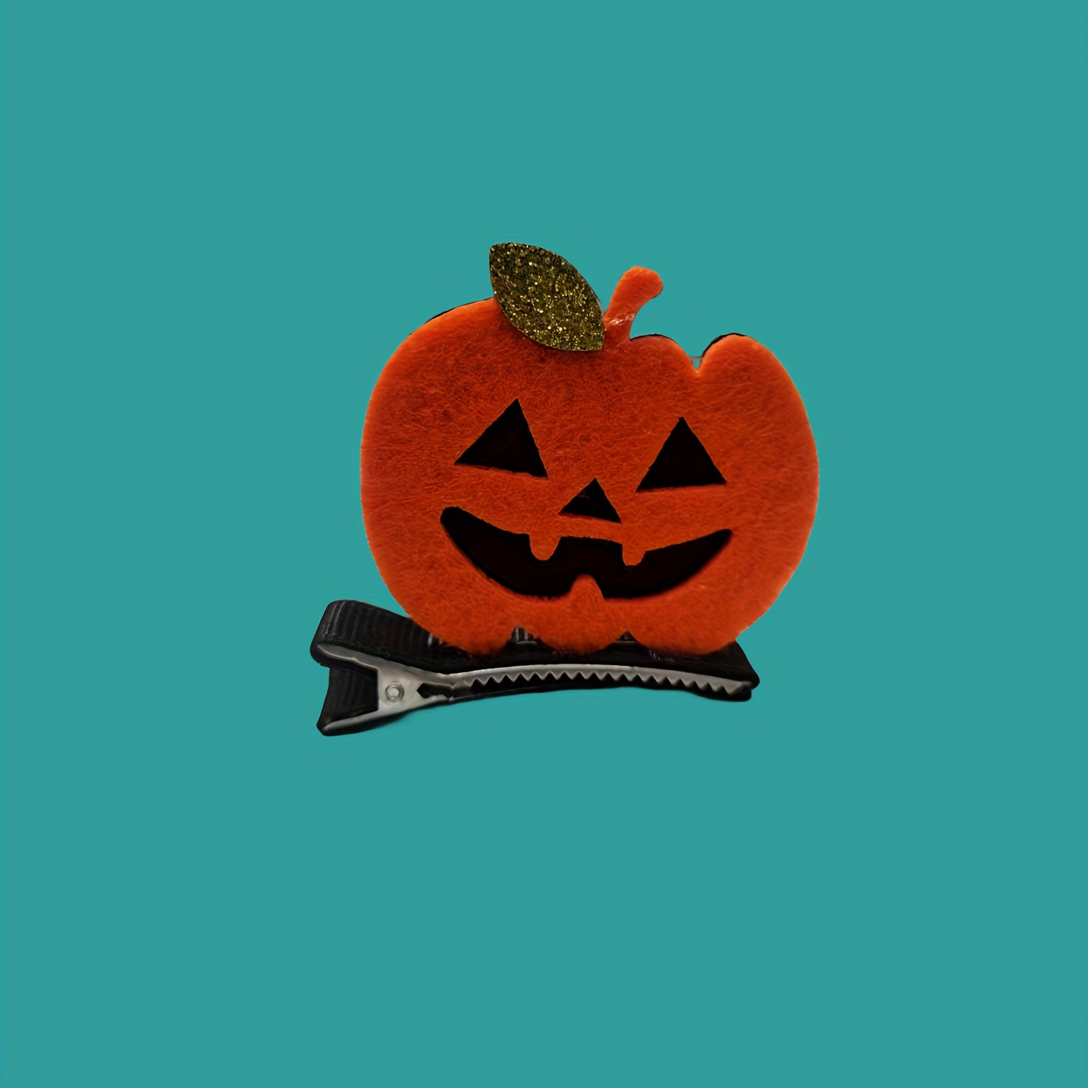 Halloween Pumpkin Skull Hair Clips Set