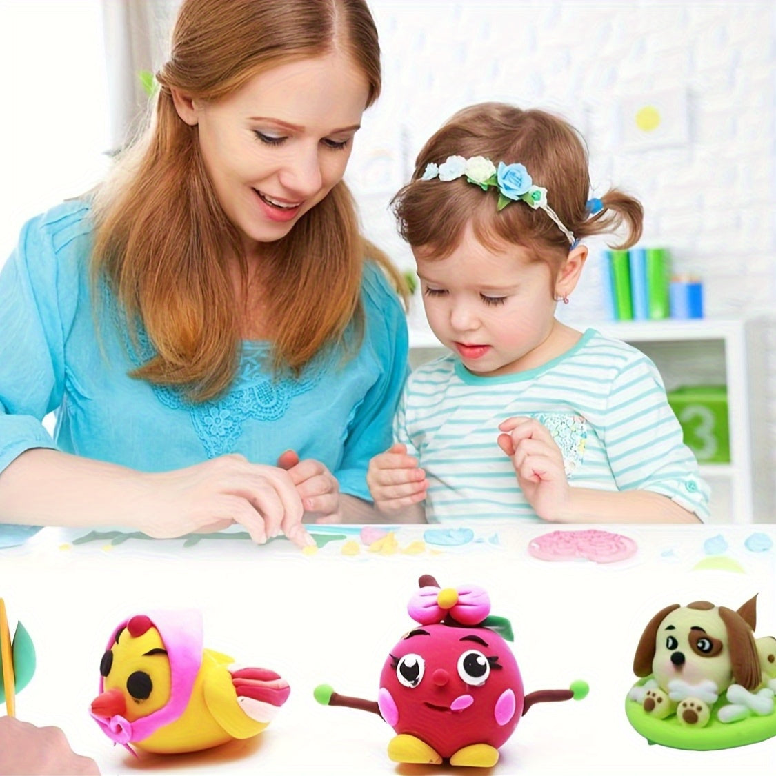 Colorful Modeling Dough DIY Toys for Kids