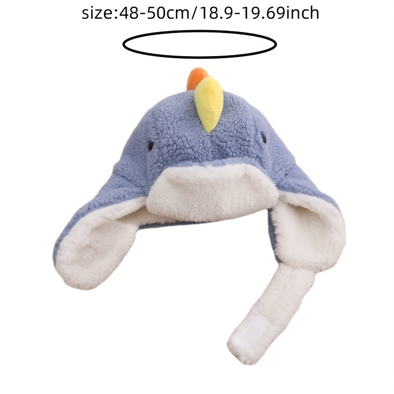 Dinosaur Full Fleece Earmuffs Winter Warm Boys Girls
