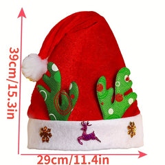 Creative Christmas Hat Cartoon Antlers Christmas Gift Daily Party Supplies