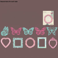 20pcs Hollow Butterfly Photo Frame European Style Decoration