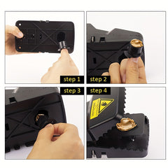 Feeke Rat Trap Large Mouse Traps Indoor Pest Control Traps Quick Set Up Reusable