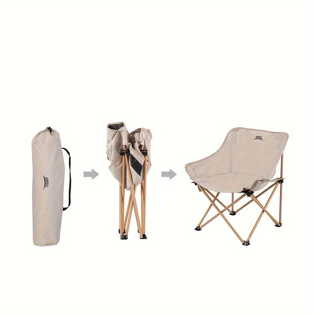 BRS Outdoor Folding Moon Chair Portable Ultra Light Camping Fishing Chair