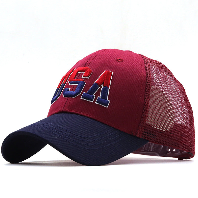 Embroidered Baseball Cap Adjustable Hip Hop Trucker Sun Hat