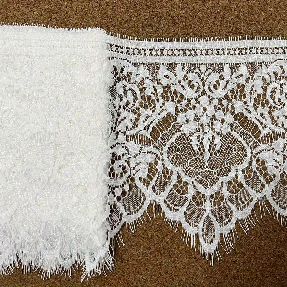 3m x 17cm Eyelash Lace Trim DIY Clothing Dress Accessories
