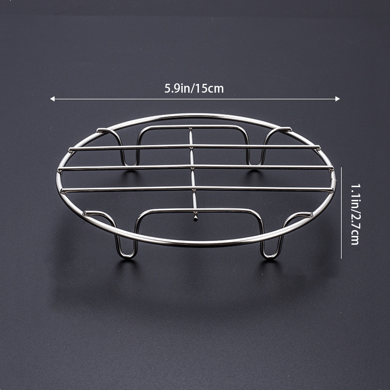 Stainless Steel Steaming and Cooling Rack for Kitchen Cooking