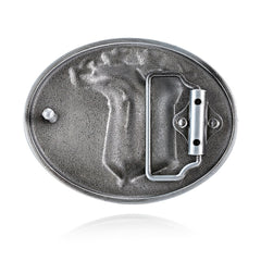 Belt Buckle Western Cowboy Style Shoes Pattern