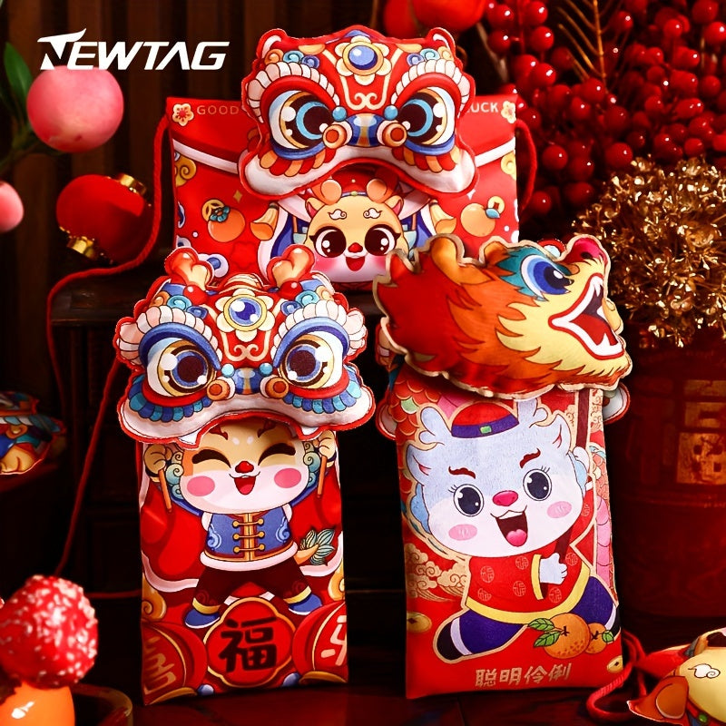 1pc HAPPY YEAR Red Envelope Chinese Spring Creative Lucky Money Envelope