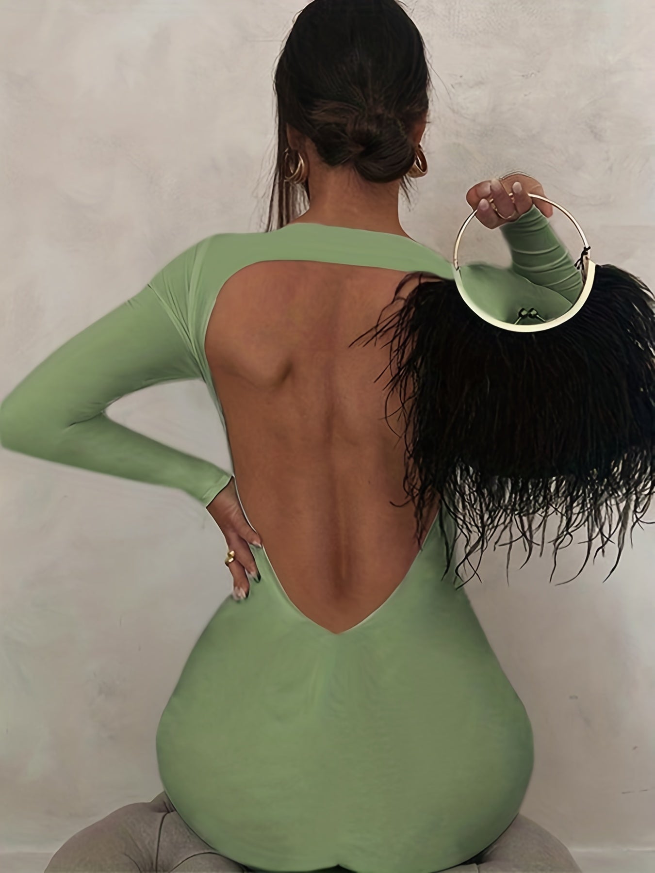 Wide Leg Backless Jumpsuit