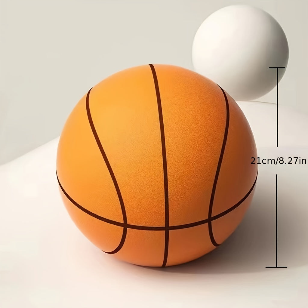 Orange Striped Silent Basketball for Indoor Training