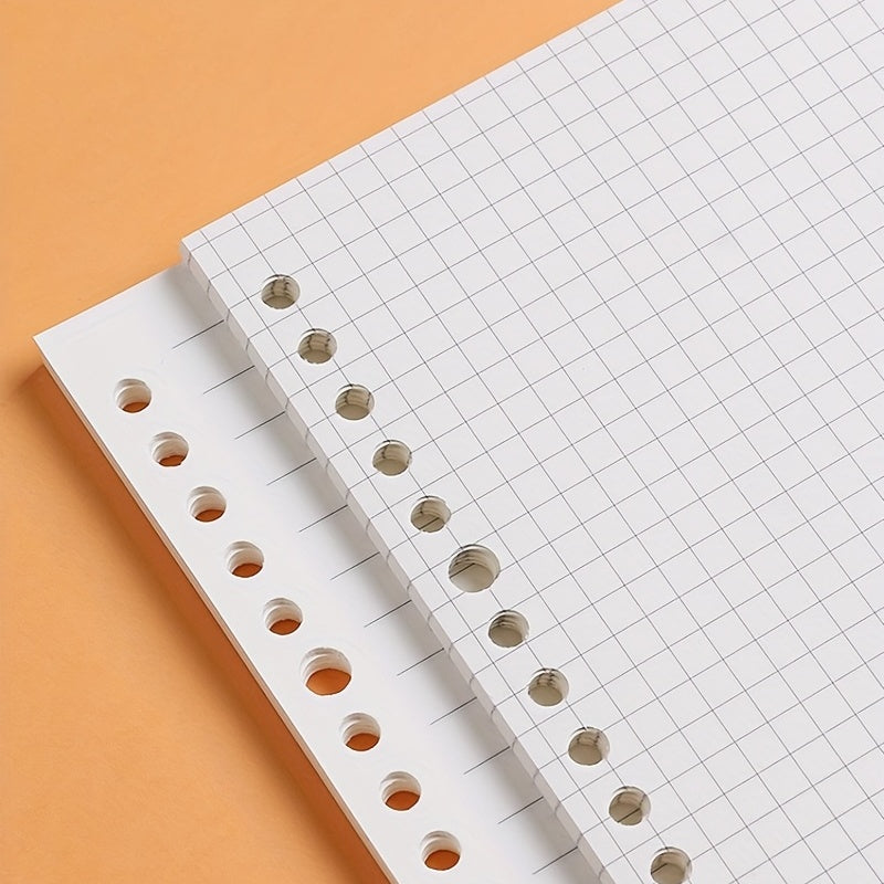 A4 Loose Leaf Paper 60 Sheets 30 Holes Student Notebook Exam Clip Replacement