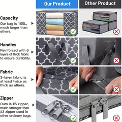 Large Capacity Foldable Storage Containers - Maximize Your Storage Space