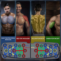 Multifunctional Folding Push up Board for Home and Gym Workouts