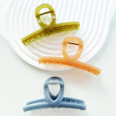 3pcs Oversize Minimalist Hair Claw Clips for Thick Thin Hair