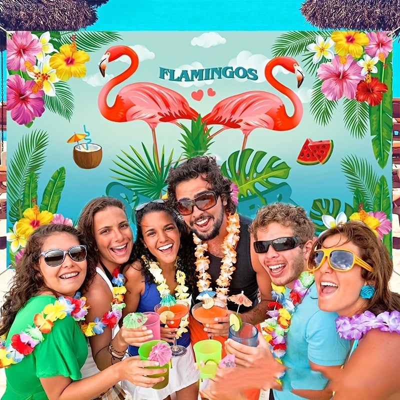 Flamingo Party Decorations Banner Outdoor Activity Party Decoration