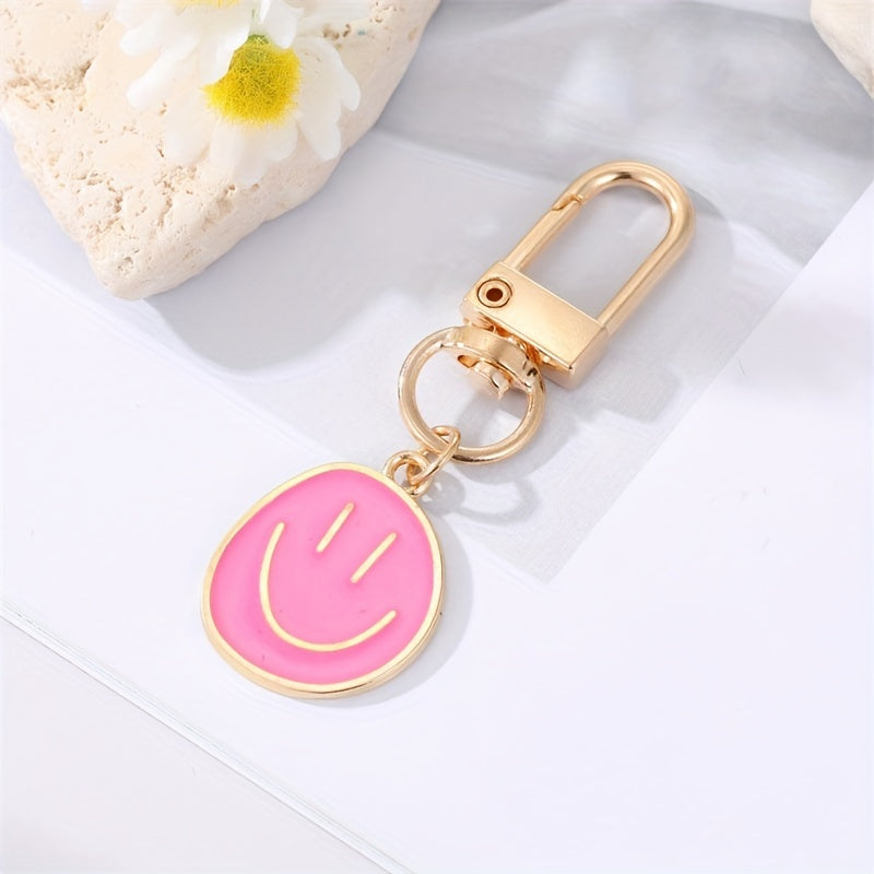 Smiley Face Keychain Gift For Men And Women Friends