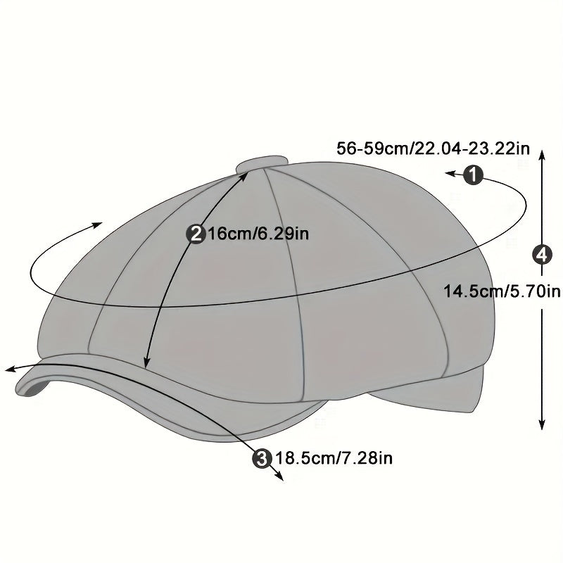  Casual Summer British Beret With Sun Breathable Advantage