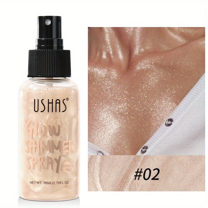 Glitter Spray for Skin, Hair & Body Quick Dry Waterproof