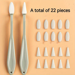 22pcs Painting Adjustment Cotton Tip Round Head Painting Pencil Student Supplies