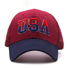 Embroidered Baseball Cap Adjustable Hip Hop Trucker Sun Hat