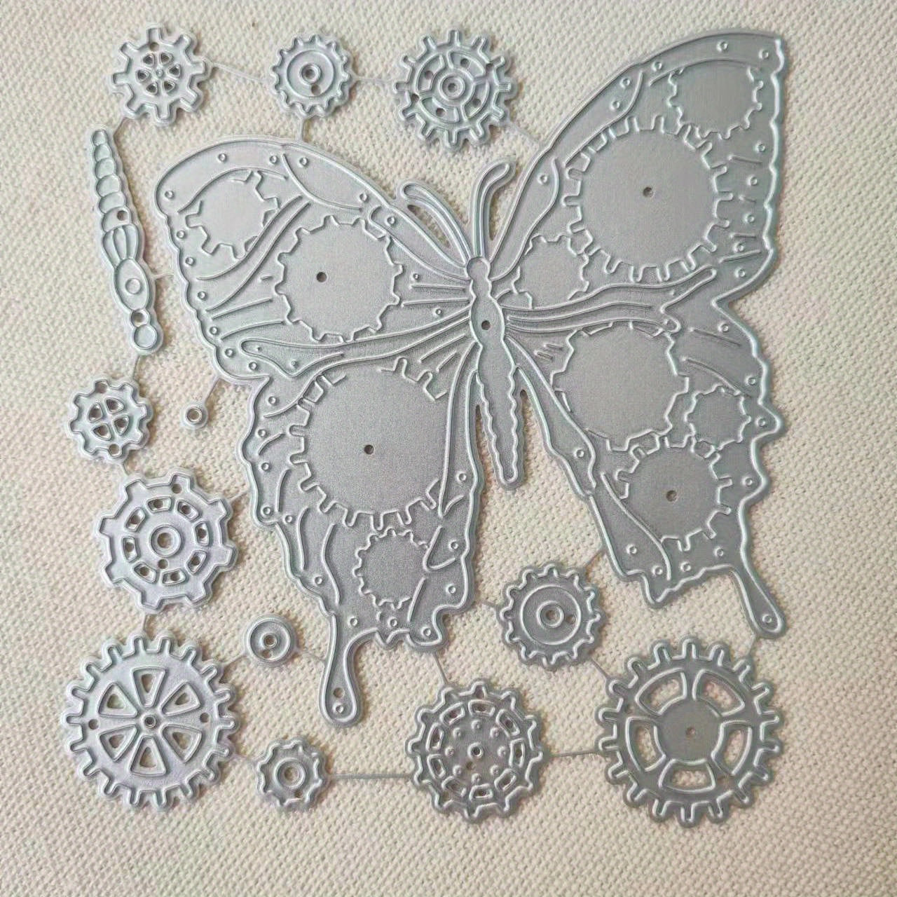 Butterfly Steampunk Metal Cutting Dies Stencil